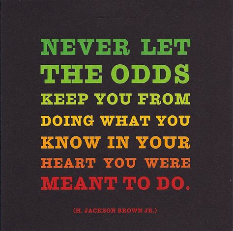 overcoming the odds quotes